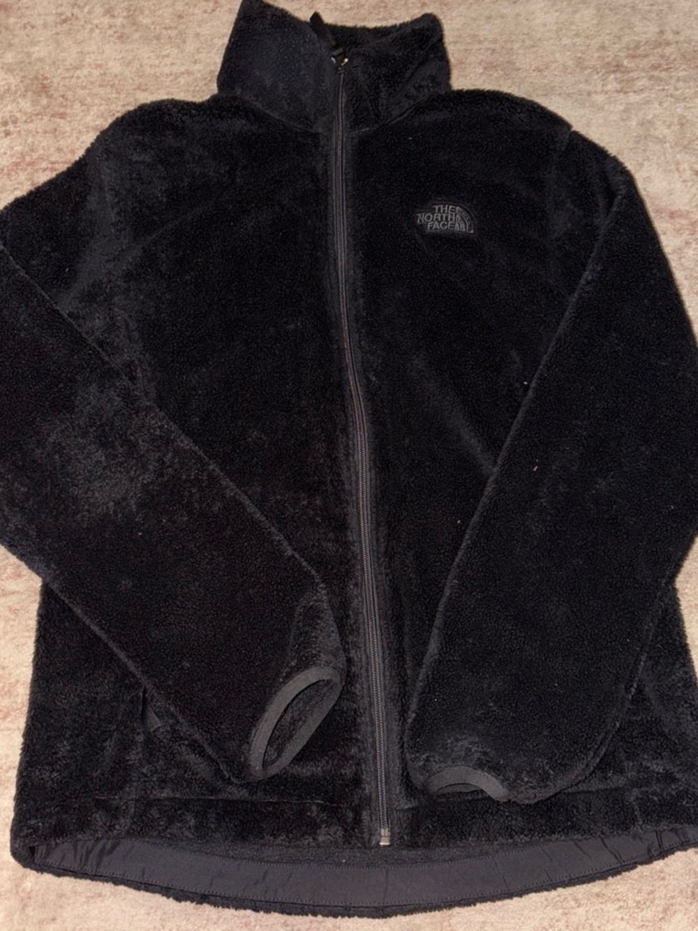 The North Face Black and White Care Label Fleece